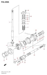 DF115T From 11502F-210001 (E01 E40)  2012 drawing TRANSMISSION (DF100T:E01)