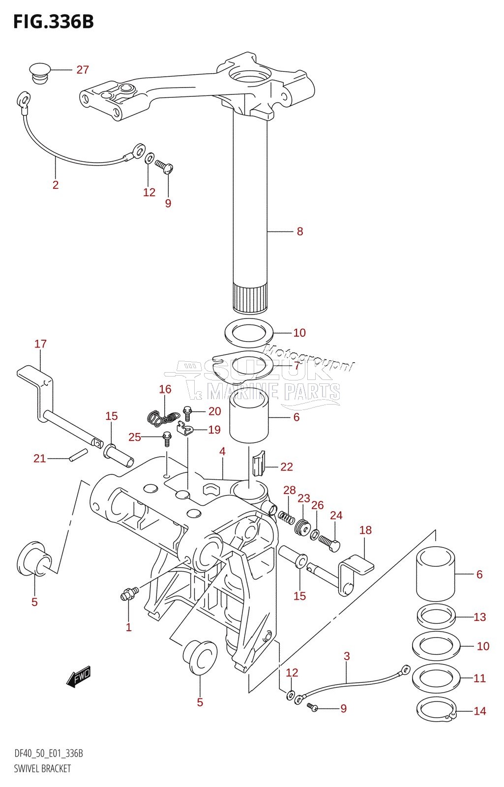 SWIVEL BRACKET (K1,K2,K3,K4,K5,K6,K7,K8,K9,K10)