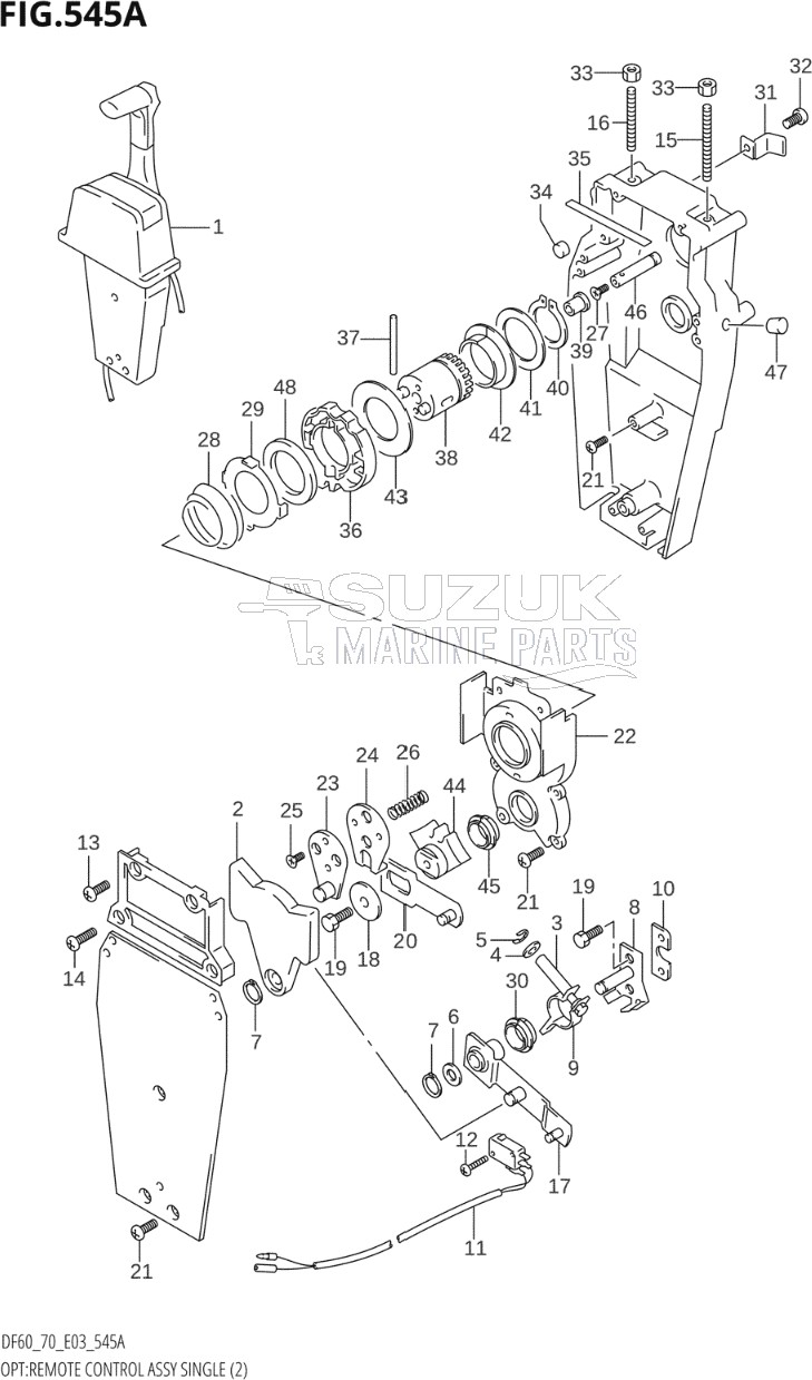 OPT:REMOTE CONTROL ASSY SINGLE (2) (K5,K6,K7,K8,K9)