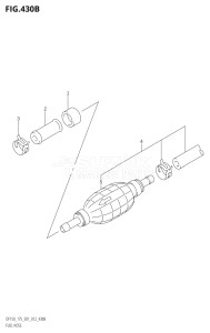 15002F-210001 (2012) 150hp E01 E40-Gen. Export 1 - Costa Rica (DF150T) DF150 drawing FUEL HOSE (DF150Z:E01)