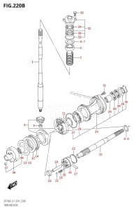 DF100A From 10003F-910001 (E11)  2019 drawing TRANSMISSION (DF115AT,DF140AT)