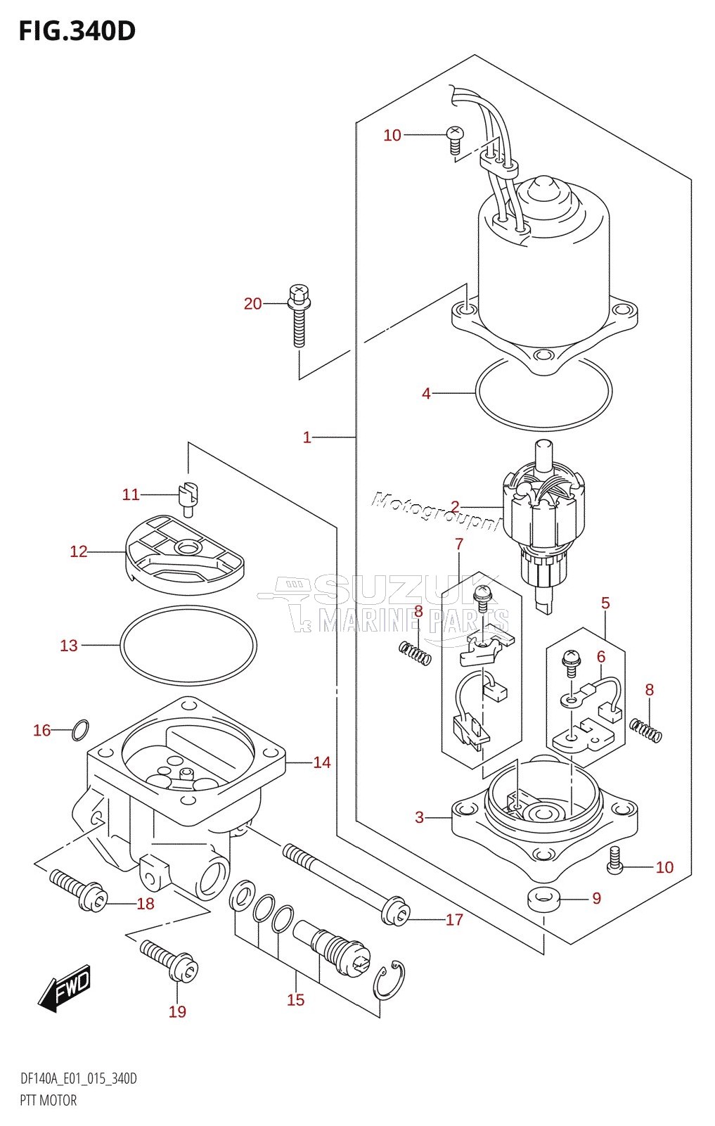 PTT MOTOR (DF115AZ:E01)