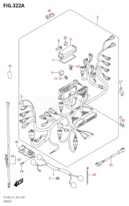 DF100A From 10003F-810001 (E11)  2018 drawing HARNESS (DF100AT)