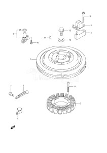 Outboard DF 60 drawing Magneto