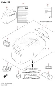 DT9.9A From 00996-910001 (P36 P40 P81)  2019 drawing ENGINE COVER (DT15AK)