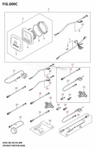 DF25A From 02504F-610001 (P03)  2016 drawing OPT:MULTI FUNCTION GAUGE (DF30AT:P03)