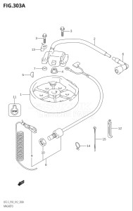 00252F-210001 (2012) 2.5hp P03-U.S.A (DF2.5) DF2.5 drawing MAGNETO