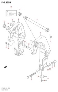 DF50 From 05001F-510001 (E01 E40)  2005 drawing CLAMP BRACKET (K1,K2,K3,K4,K5,K6,K7,K8,K9,K10)