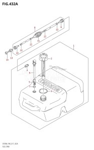 DT40 From 04005K-710001 ()  2017 drawing FUEL TANK (DT40W:P40)