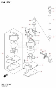 DF250Z From 25003Z-340001 (E11 E40)  2023 drawing WATER PUMP (E03:DF250ST)