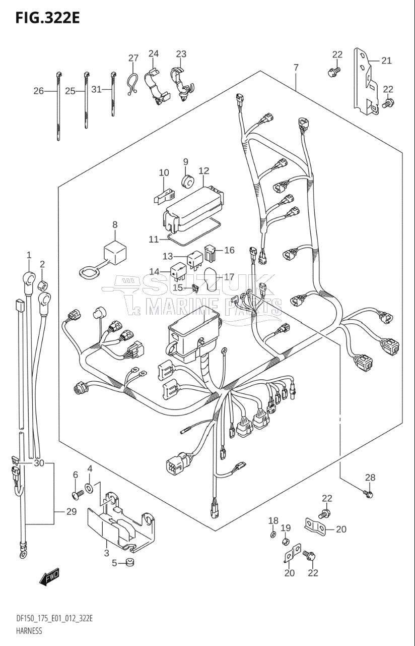 HARNESS (DF175T:E01)