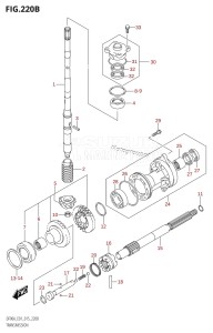 DF90A From 09003F-510001 (E03)  2015 drawing TRANSMISSION (DF70A:E40)