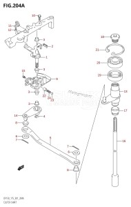 DF175Z From 17502Z-110001 (E01)  2011 drawing CLUTCH SHAFT