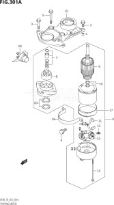 06001F-371001 (2003) 60hp E03-USA (DF60TK3) DF60 drawing STARTING MOTOR (W,X,Y)