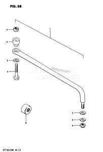 DT150 From 15001-601001 till 602891 ()  1986 drawing OPT : TIE ROD