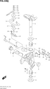 02504F-510001 (2005) 25hp P01-Gen. Export 1 (DF25A  DF25AR  DF25AT  DF25ATH  DT25K) DF25A drawing SWIVEL BRACKET (DF30AQ:P01)