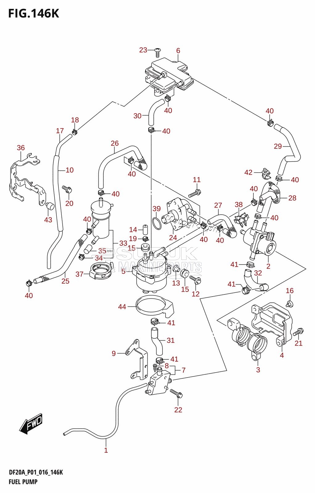 FUEL PUMP (DF20AR:P01)