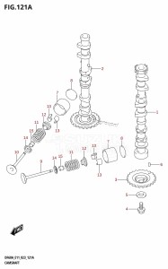 DF40A From 04004F-040001 (E01 E03 E11 E34, USA)  2020 drawing CAMSHAFT