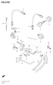 DF175T From 17502F-410001 (E01 E40)  2014 drawing SENSOR (DF150TG:E01)