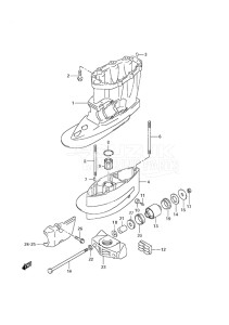 Outboard DF 70A drawing Drive Shaft Housing