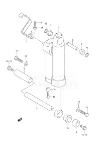 Outboard DF 25 drawing Gas Cylinder