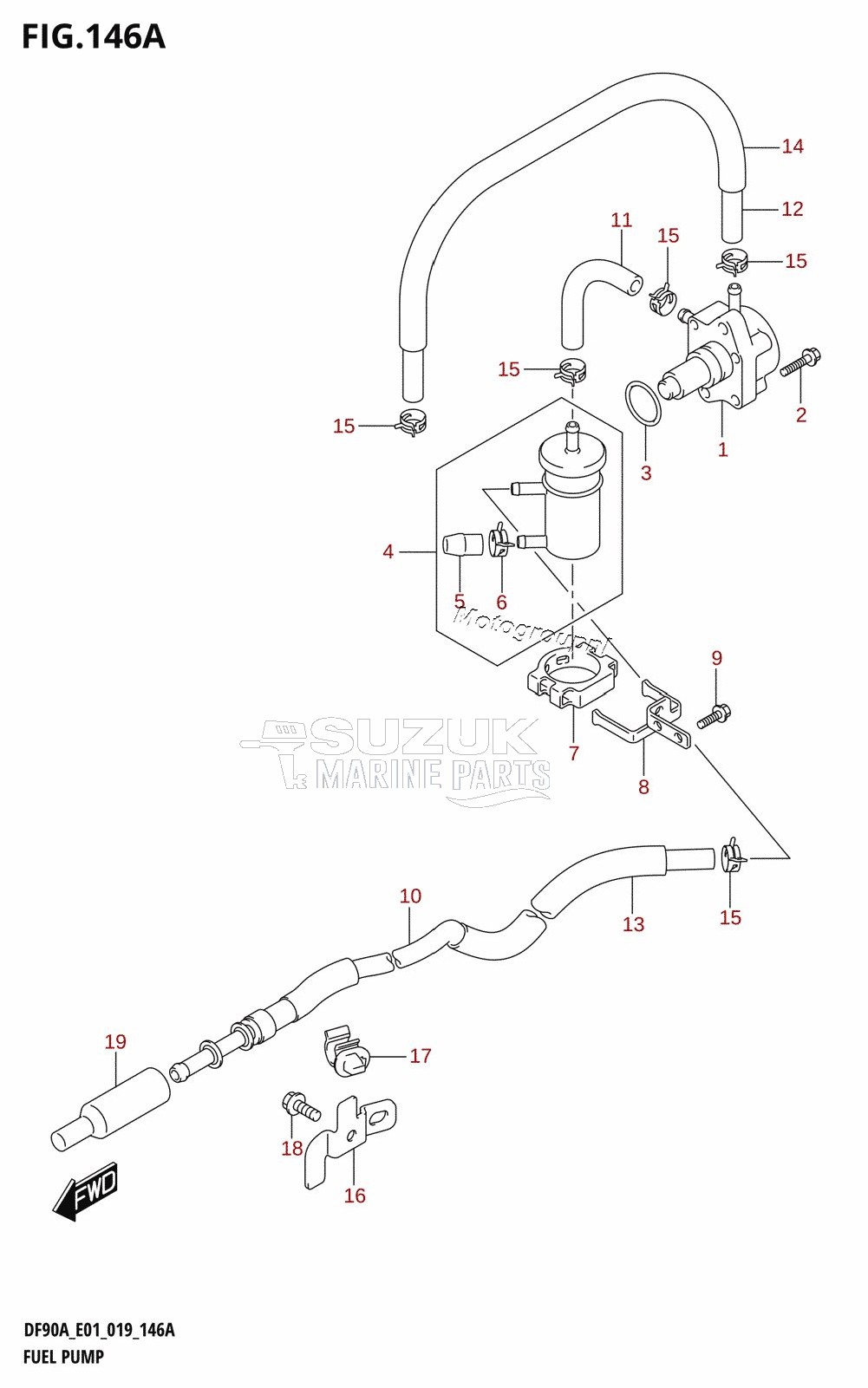 FUEL PUMP (DF70A,DF70ATH,DF80A,DF90A,DF90ATH)