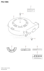 DF115Z From 11502Z-210001 (E03)  2012 drawing RING GEAR COVER