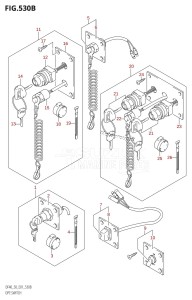 DF50 From 05001F-780001 (E01 E40)  2007 drawing OPT:SWITCH (K5,K6,K7,K8,K9,K10)