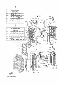 FL250HET drawing CYLINDER--CRANKCASE-2