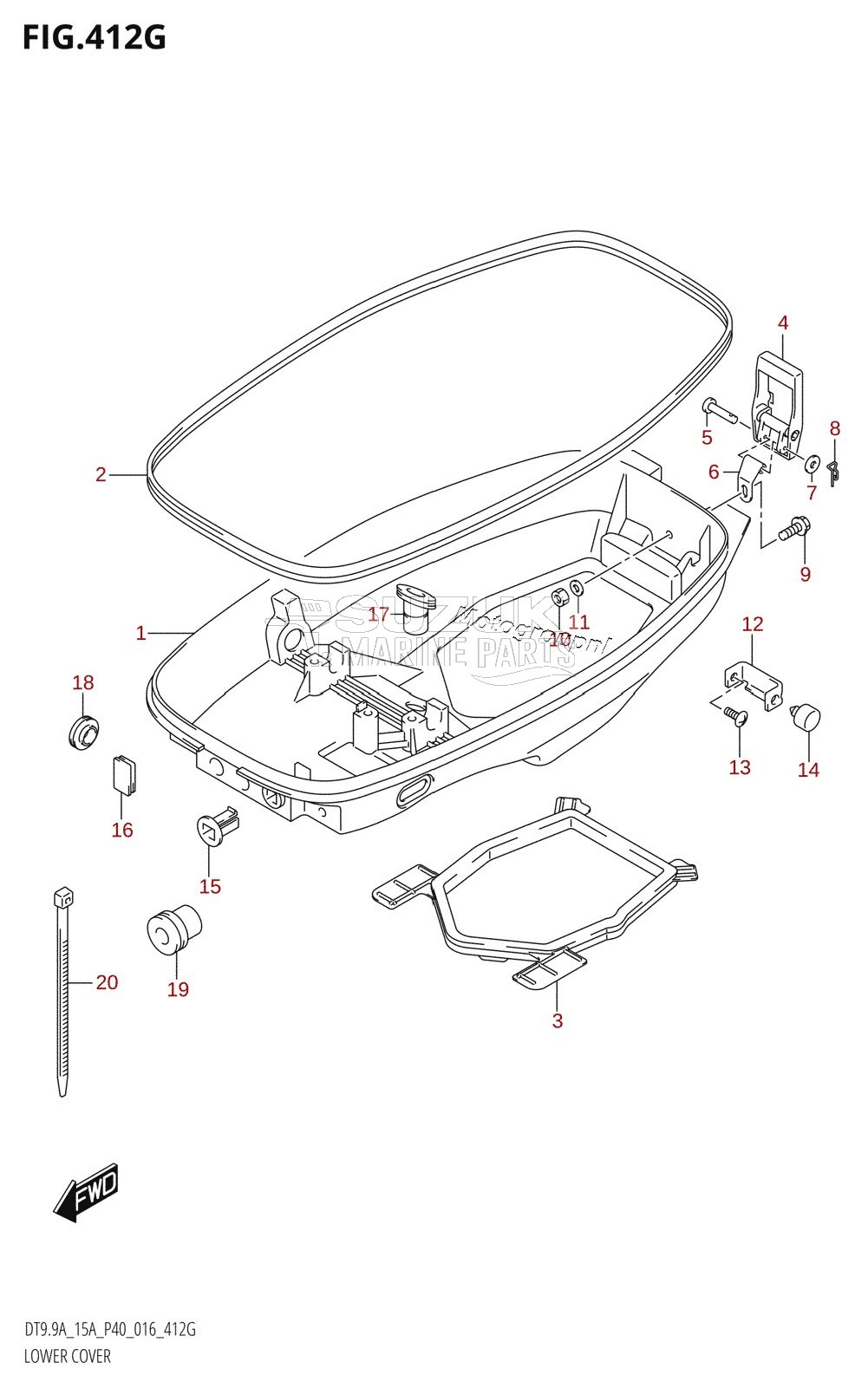 LOWER COVER (DT15A:P36)