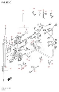 DF200Z From 20002Z-710001 (E01 E40)  2017 drawing HARNESS (DF200Z:E01)