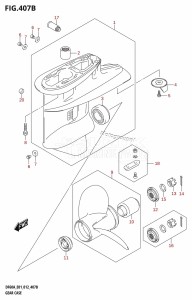 DF40A From 04003F-210001 (E01)  2012 drawing GEAR CASE (DF40AQH:E01)