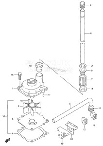 DT90 From 09001-651001 ()  1996 drawing WATER PUMP