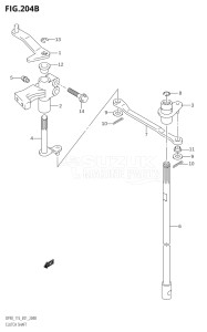 09001F-680001 (2006) 90hp E01-Gen. Export 1 (DF90TK6) DF90 drawing CLUTCH SHAFT (K3,K4,K5,K6)