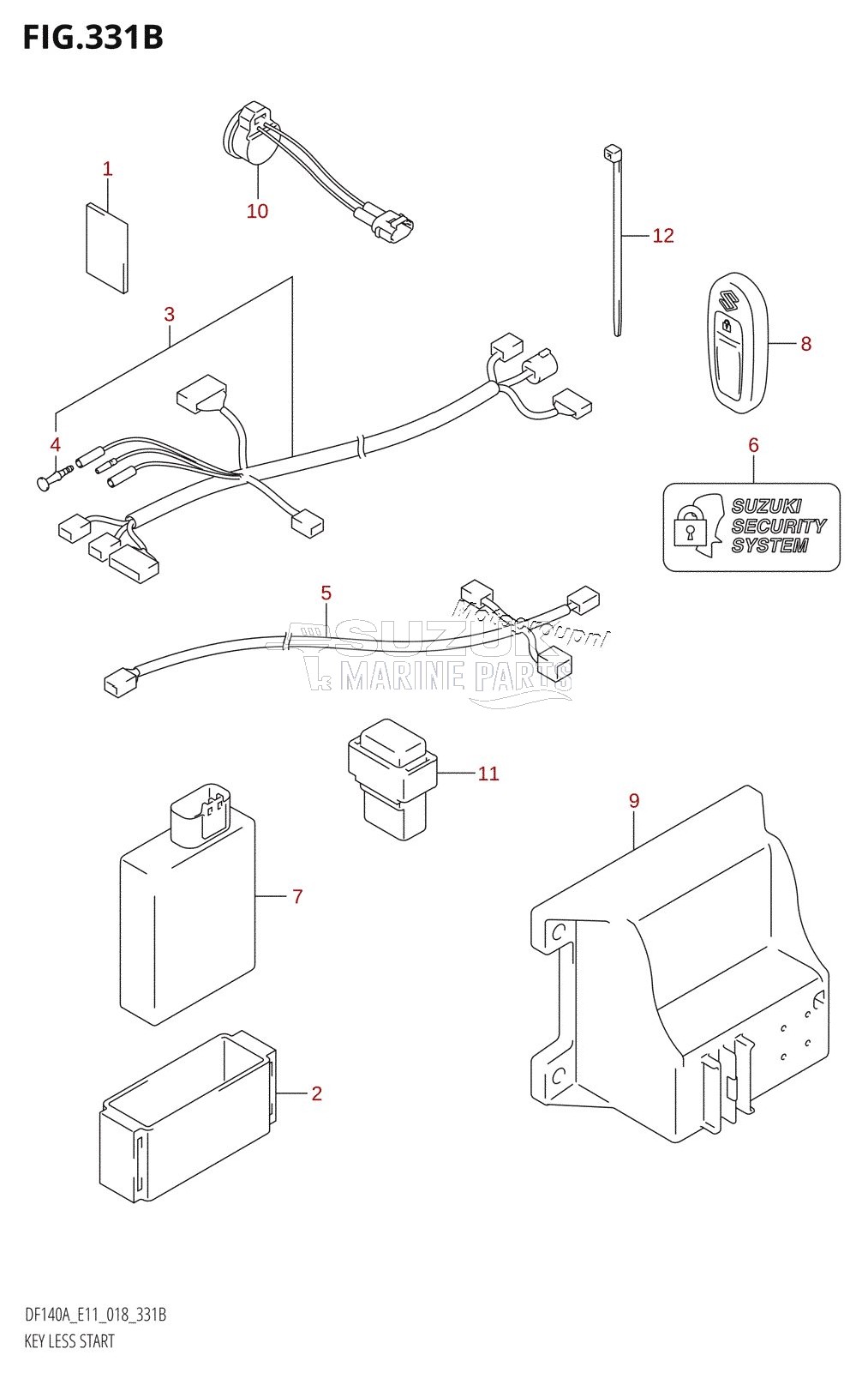 KEY LESS START (DF115AST:E03)