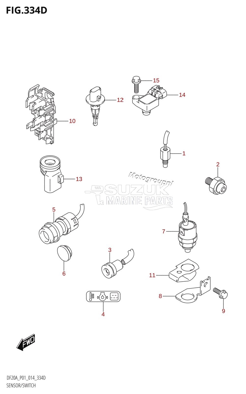 SENSOR /​ SWITCH (DF15A:P01)