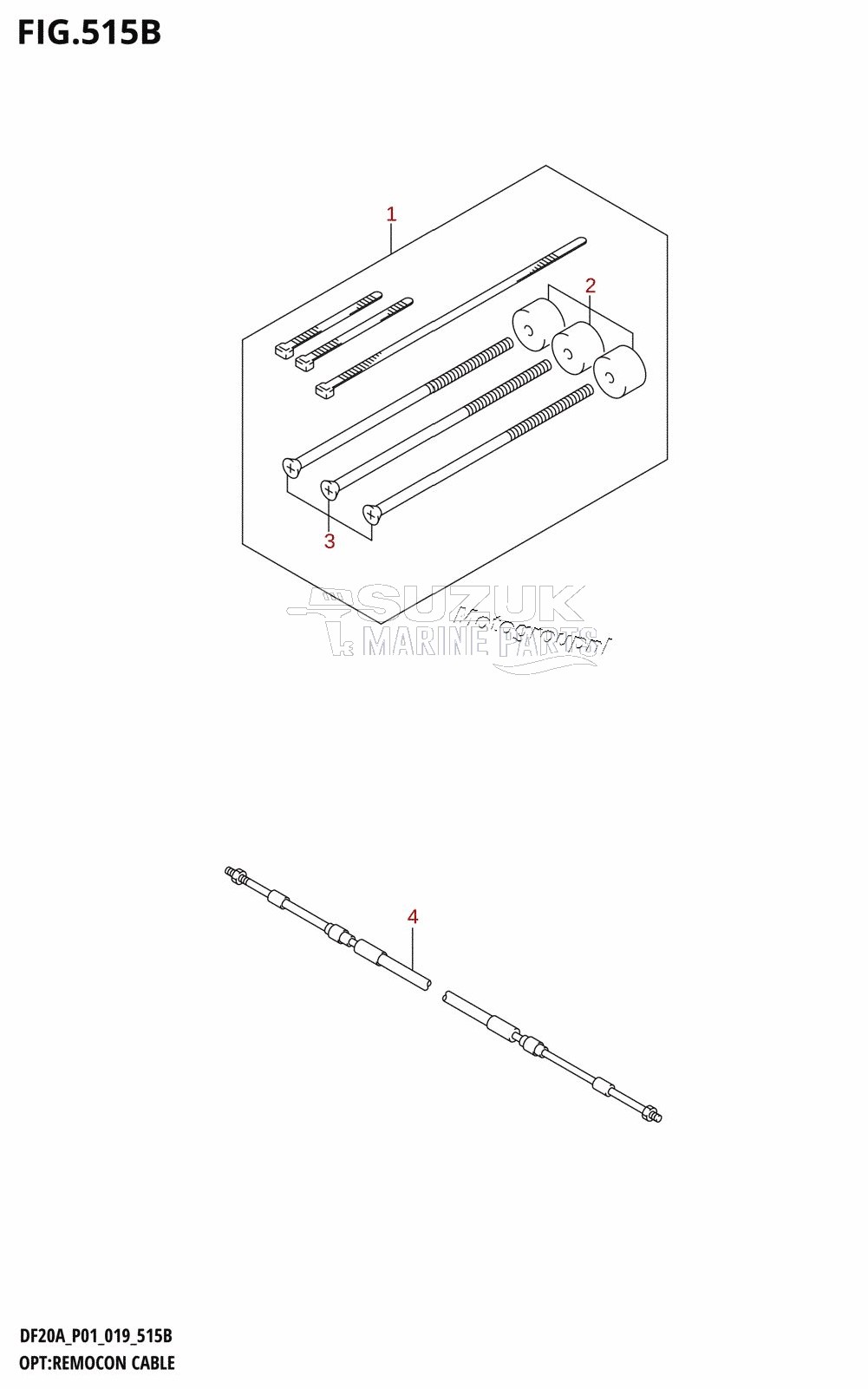 OPT:REMOCON CABLE (DF20A,DF20AR,DF20AT)