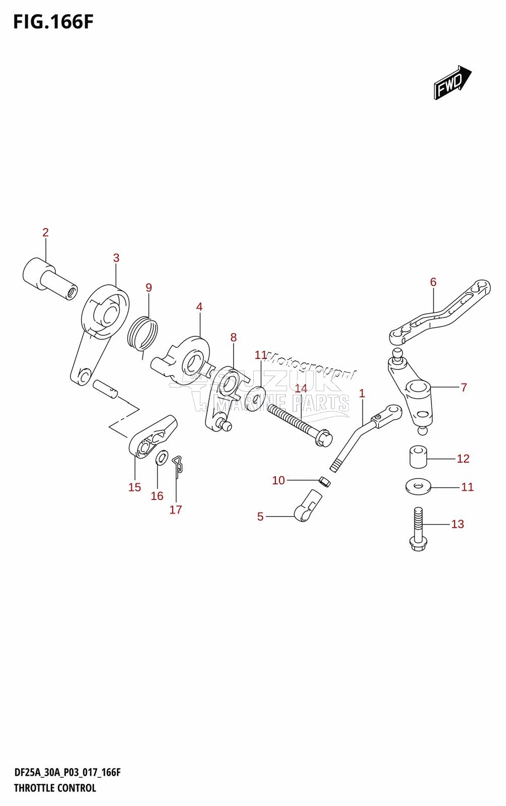 THROTTLE CONTROL (DF30AT:P03)