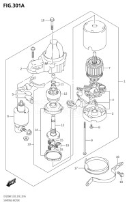 17503P-810001 (2018) 175hp E03-USA (DF175AP) DF175AP drawing STARTING MOTOR