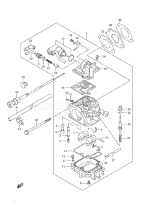 Outboard DF 9.9 drawing Carburetor