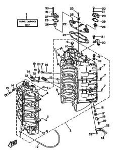 250AET drawing CYLINDER--CRANKCASE-1