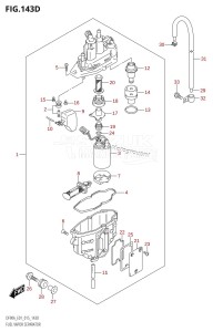 DF80A From 08002F-710001 (E03)  2017 drawing FUEL VAPOR SEPARATOR (DF70ATH:E40)