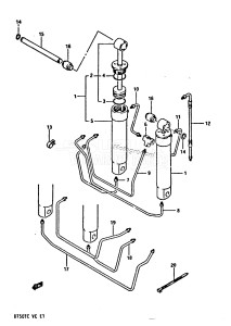 DT50 From 05003-401001 ()  1984 drawing TRIM CYLINDER