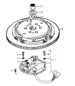 DT35 From 4001-100001 ()  1988 drawing MAGNETO VZ (E13, E40)