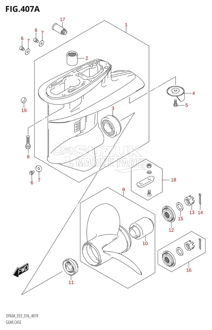 GEAR CASE (DF40A:E03)