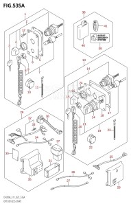 DF150AZ From 15003Z-240001 (E11 E40)  2022 drawing OPT:KEY LESS START (020:(E01,E03),021:E11)