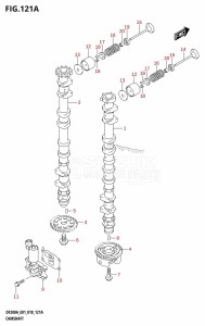 DF225T From 22503F-810001 (E01 E40)  2018 drawing CAMSHAFT