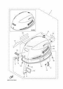 F25DMHL drawing TOP-COWLING