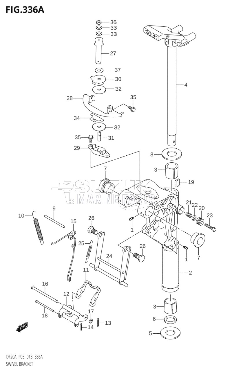 SWIVEL BRACKET (DF9.9B:P03)