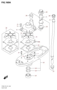 DT40 From 04005K-910001 ()  2019 drawing WATER PUMP (DT40W:P40,DT40W:P90,DT40WR:P90)